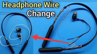 Headphone Wire Change | Bluetooth Headphone Repair @TechnoTopics