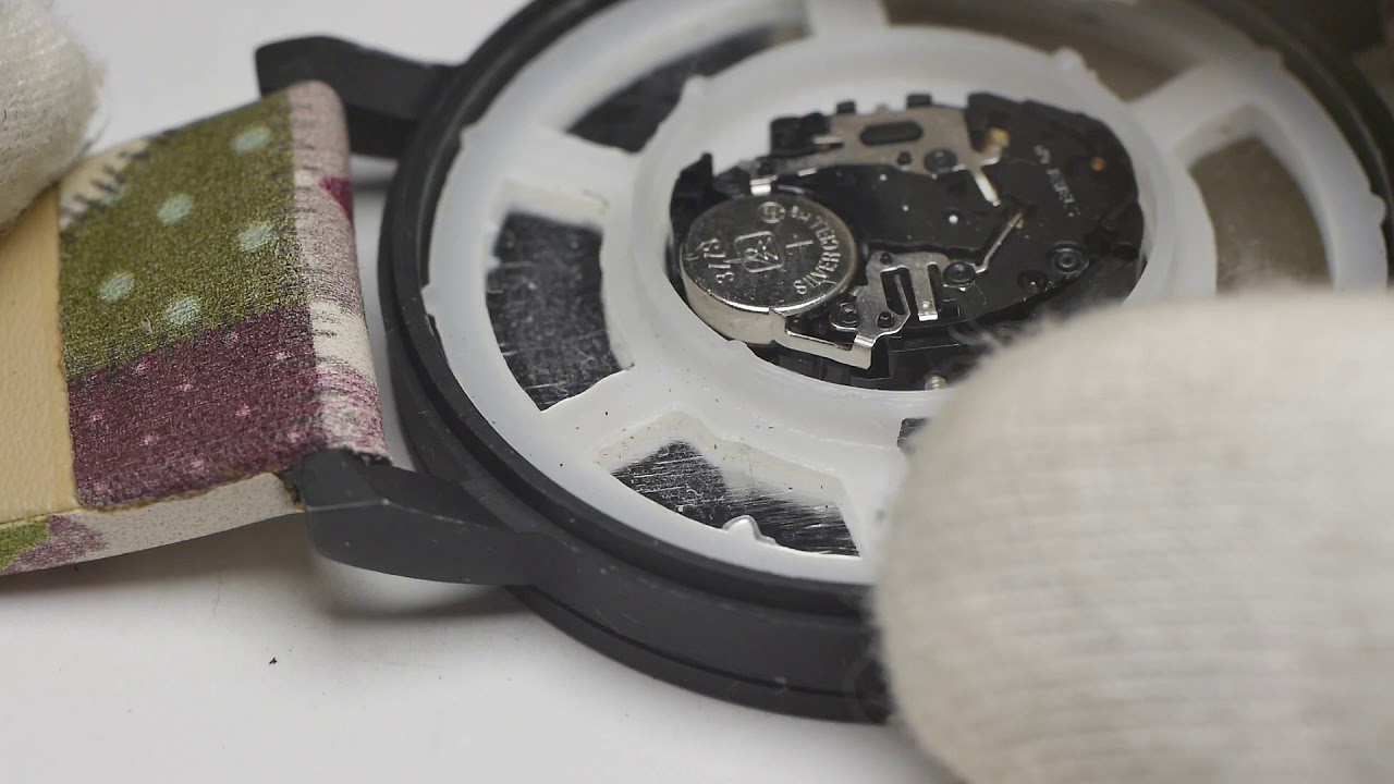 How to remove crown & replace quartz movement (Miyota, Casio, Seiko, etc) -  YouTube