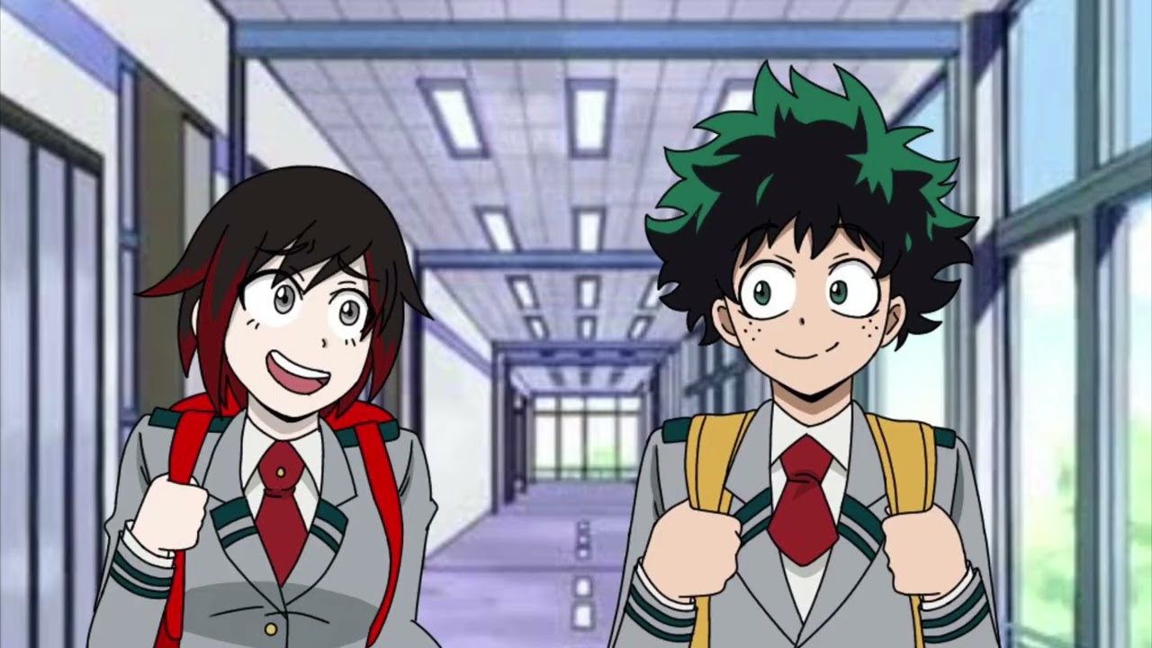 Что если бы команда RWBY оказалась в MHA, часть 2 (RWBY/MHA: что если?)