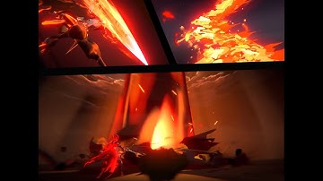 Unity VFX Practice - Fire Slashes