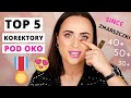 KOREKTORY POD OKO DLA KOBIET DOJRZAŁYCH - TOP 5🏅 LEKKIE I ODŻYWCZE👌