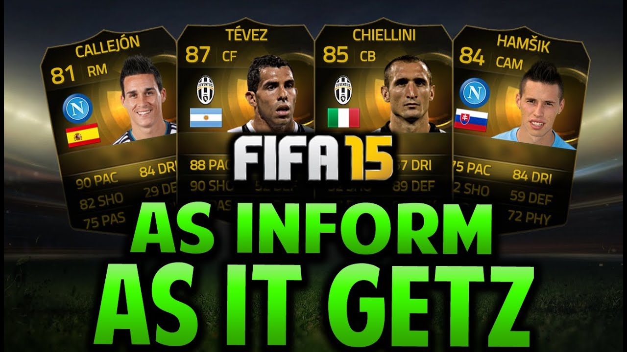 FIFA 15 FULL INFORM SERIE A SQUAD BUILDER IF S EVEYRWHEREE Italian 