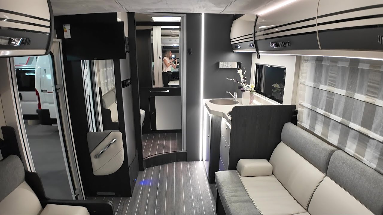 Luxury interior (73.600€) Roller Team Kronos 234 camper 2025 - YouTube