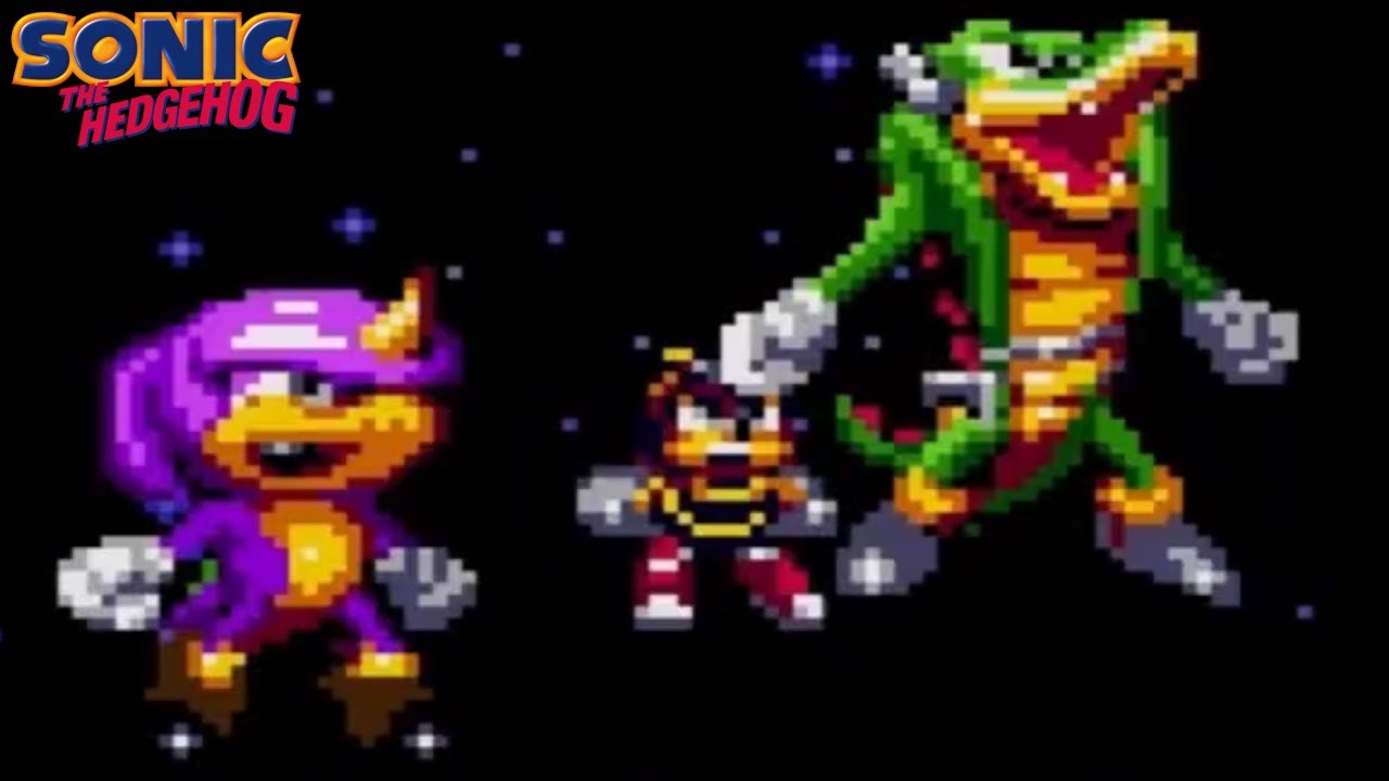 Sonic Classic Heroes (Rom Hack Gameplay) Team Sonic + Team Chaotix