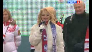 Anthem of Canada on Moscow Red Square