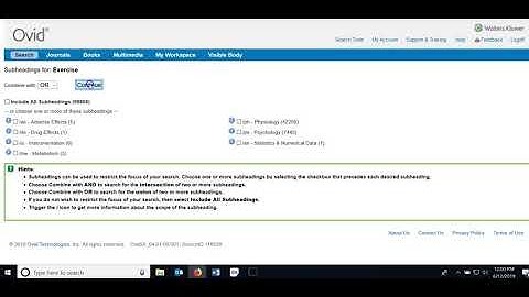 How to Search Ovid MEDLINE - Part One