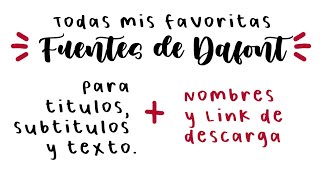 ¡Las mejores fuentes de Dafont para títulos, subtitulos y texto!