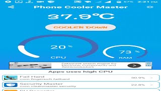 How to Phone  cool Master app review screenshot 2