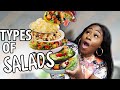 ONLY EATING TYPES OF SALADS FOR 24 HOURS!