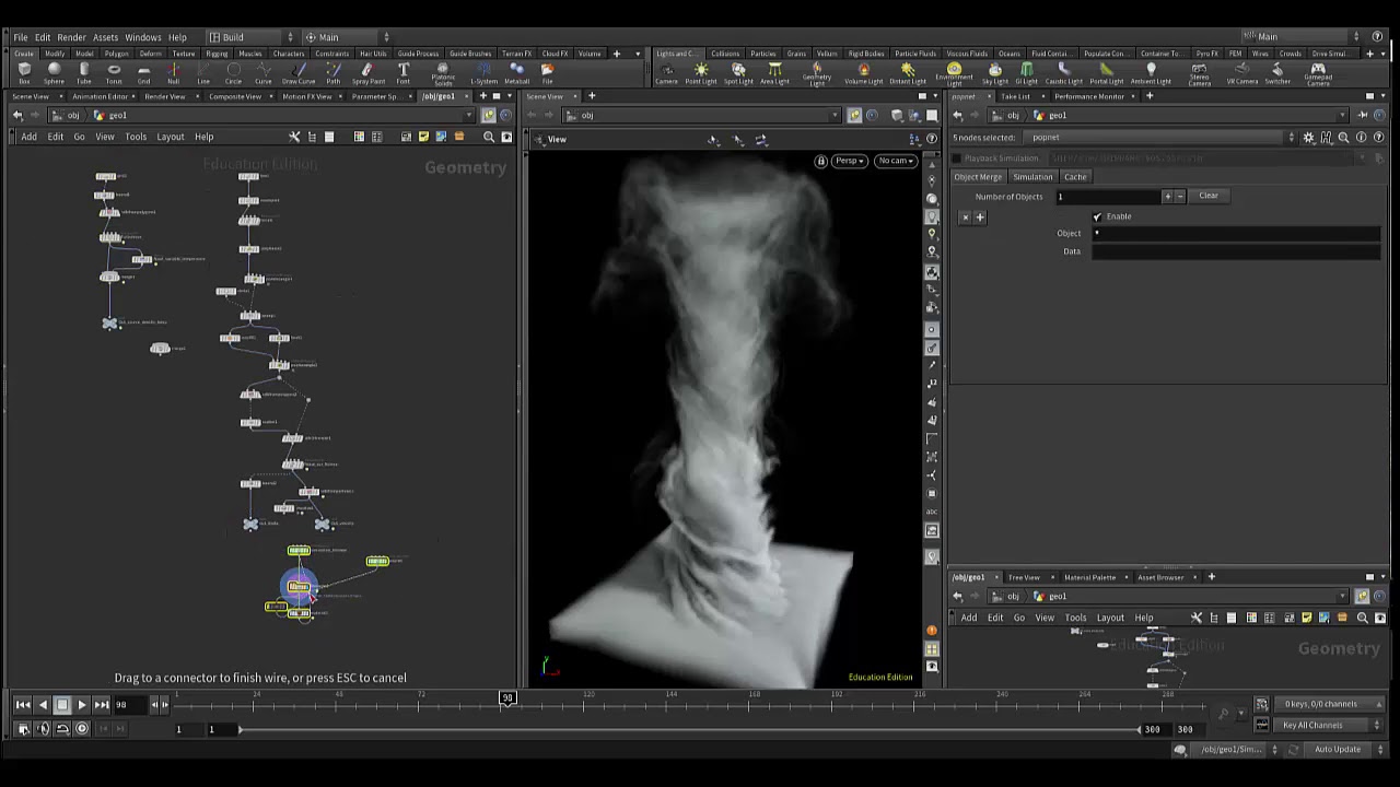 Tuto du Jeudi : Simulation de tornade avec Houdini (partie 1/3) - YouTube