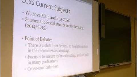 Nicholls CCSS and PARCC Science and Social Studies Common Core