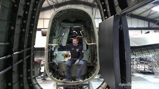 Video 176 Restoration of Lancaster NX611 Year 6. Splitting of the Lancaster rear fuselage.