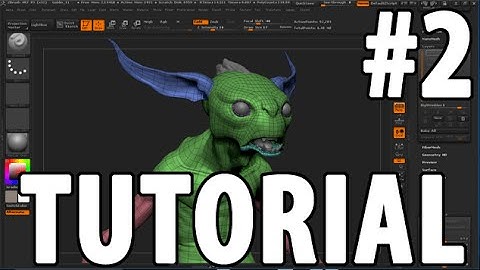 Zbrush Goblin Sculpt - Tutorial Part 2