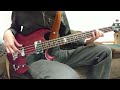 【BLANKEY JET CITY】円を描く時(bass cover)