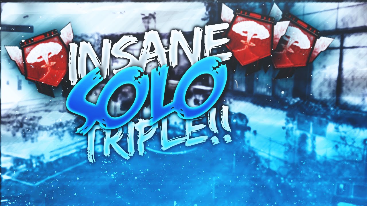 BO2 - *INSANE* SOLO TRIPLE NUCLEAR!!