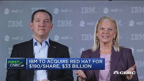 Watch the full interview with IBM and Red Hat CEOs on $33 billion deal