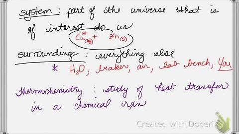 Chapter 5 Thermochemistry part 1