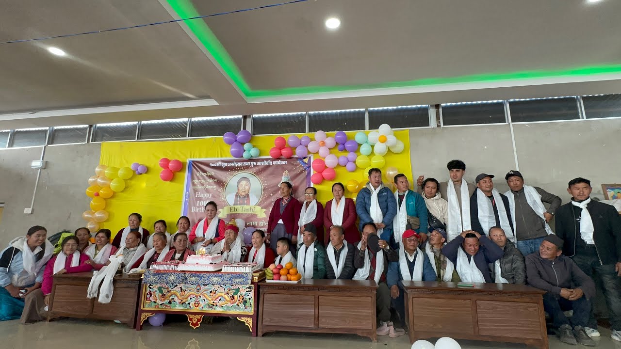 26January 2026 celebrating 100 yrs birthday of ani TASHI BHUTI. Helambu2 shyugenche.