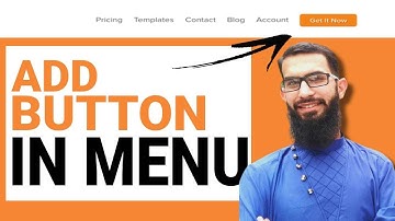 How to Add a Button in Your WordPress Header Menu without any plugin - Urdu - Hindi