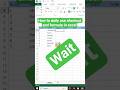 How to use daily shortcut and formula in excel😎