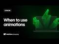 When (and when not) to use animations on your site — Webflow tutorial