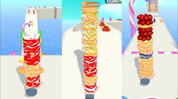 Pancake run Satisfying gameplay android, ios