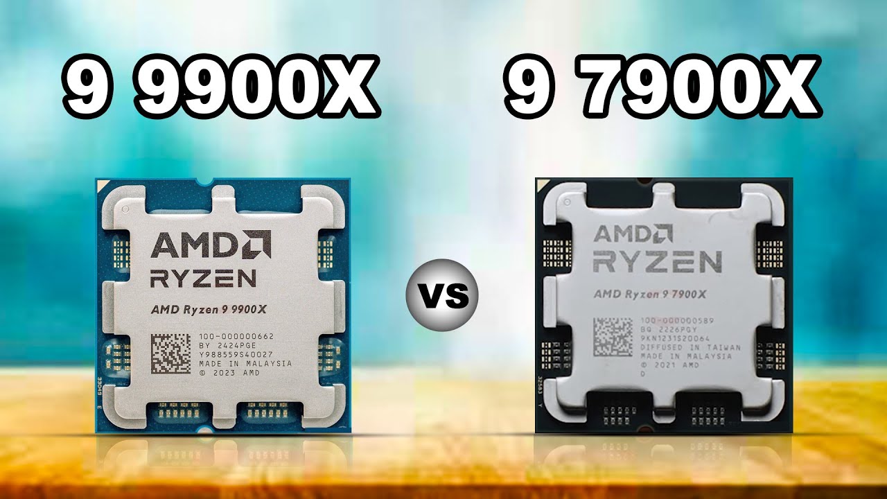 AMD Ryzen 9 9900X vs Ryzen 9 7900X CPU Review & Test in Games - YouTube