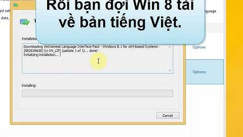 Hướng dẫn cài tiếng việt cho win 8