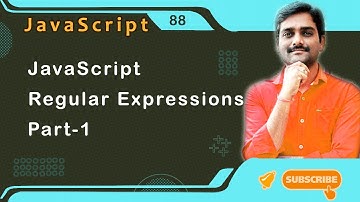 JavaScript Regular Expressions Part1 - JavaScript Tutorial 88 🚀