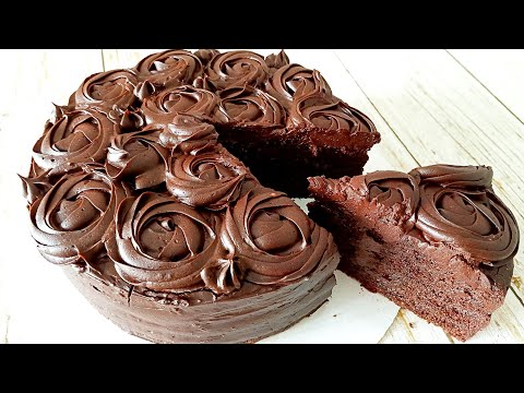 Шоколадный Торт южная ночь с шоколадным кремом из какао!