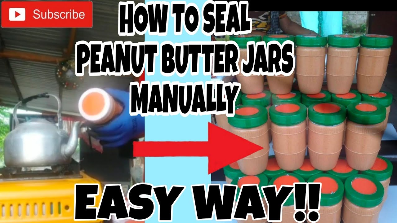 FAST AND EASY WAY TO SEAL PEANUT BUTTER JARS JOSEPHINE FLORENCE VLOG