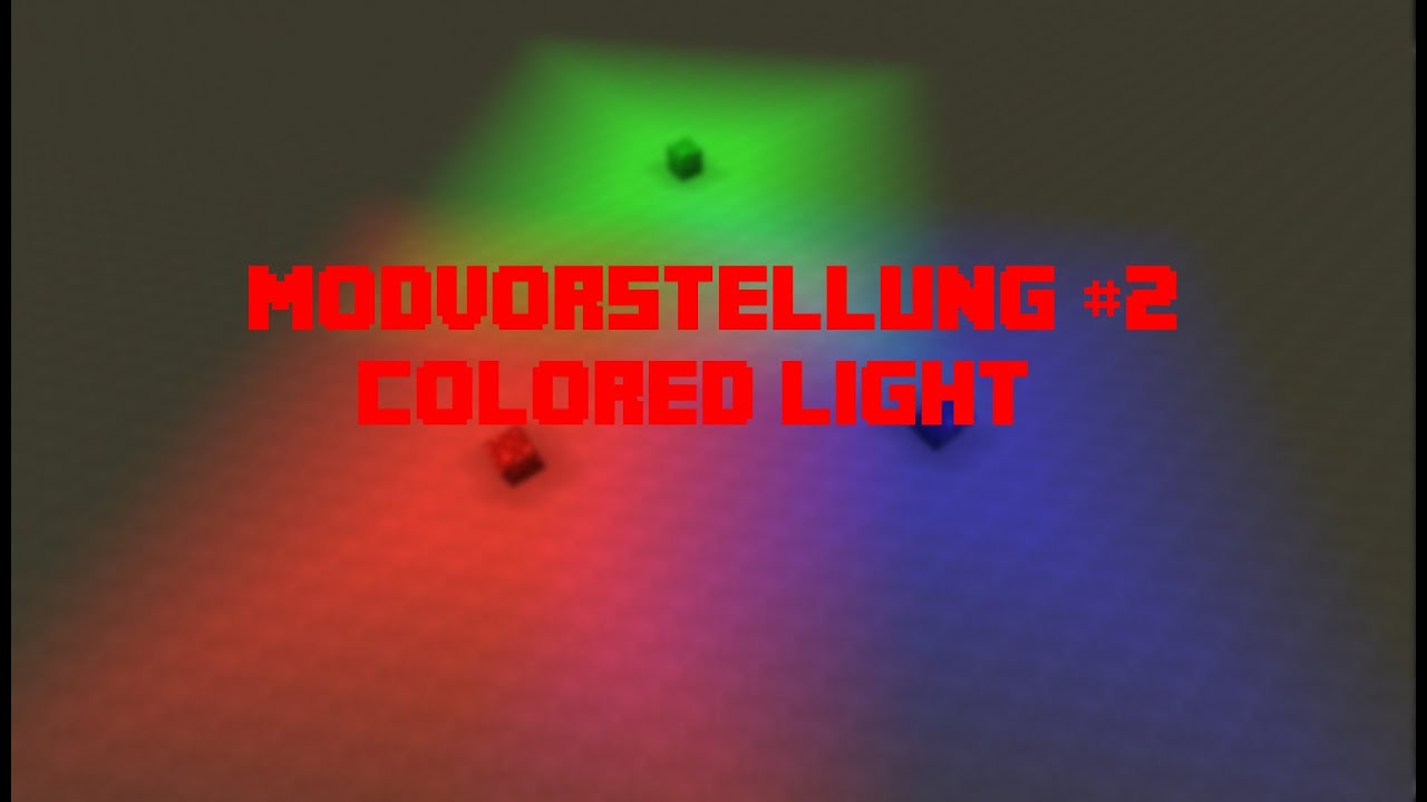 Minecraft Mod #2 || Colored Light - YouTube