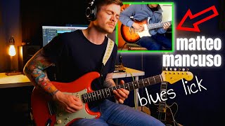 Play THIS Over Blues Turnarounds | Matteo Mancuso Spicy Licks 13