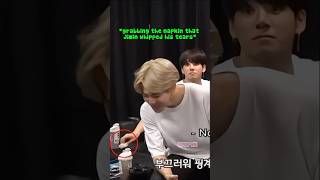When Hobi Said Jimin Starts Crying If You Ask Him If He's Crying And Then Jungkook Stole His Tissue Wealth