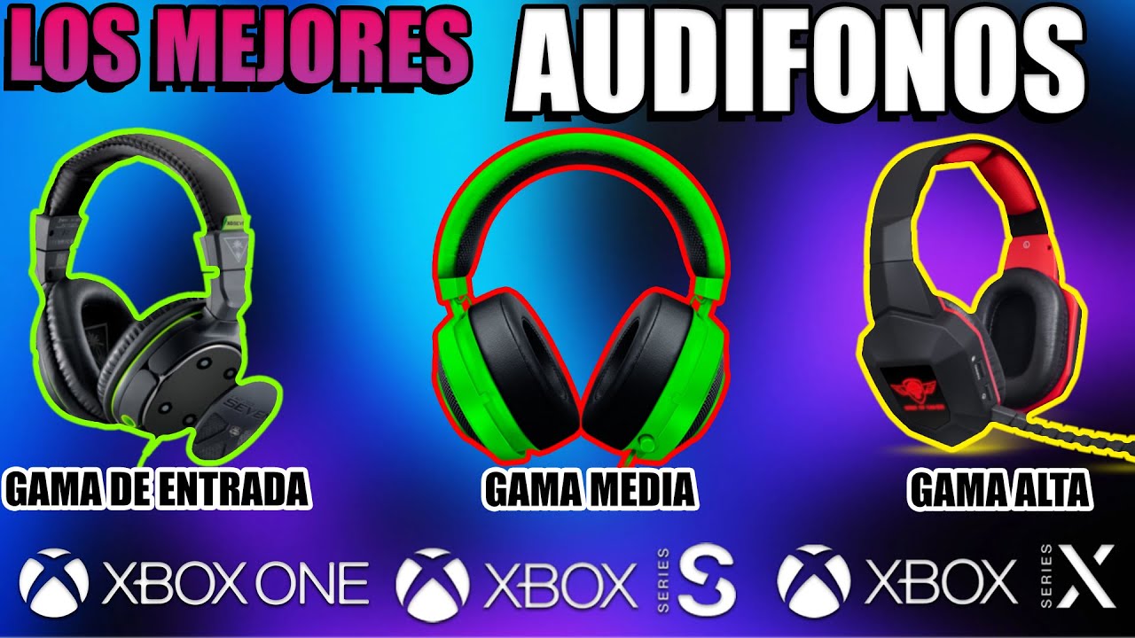 LOS MEJORES AUDIFONOS PARA XBOX ONE/SERIES S
