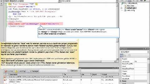 00003 Asp sunucu kontrolleri