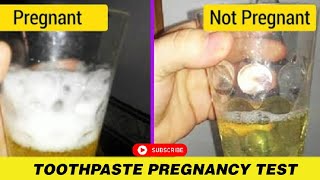 How To Test For Pregnancy At Home Using Toothpaste |Toothpaste Pregnancy Test