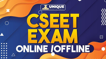 CSEET Exam Online Or Offline ?