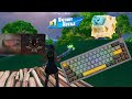 Epomaker EK68 ASMR Chill🤩 Arena Gameplay🏆  Fortnite 144hz + Thocky Switches ( Epomaker Budgerigar)