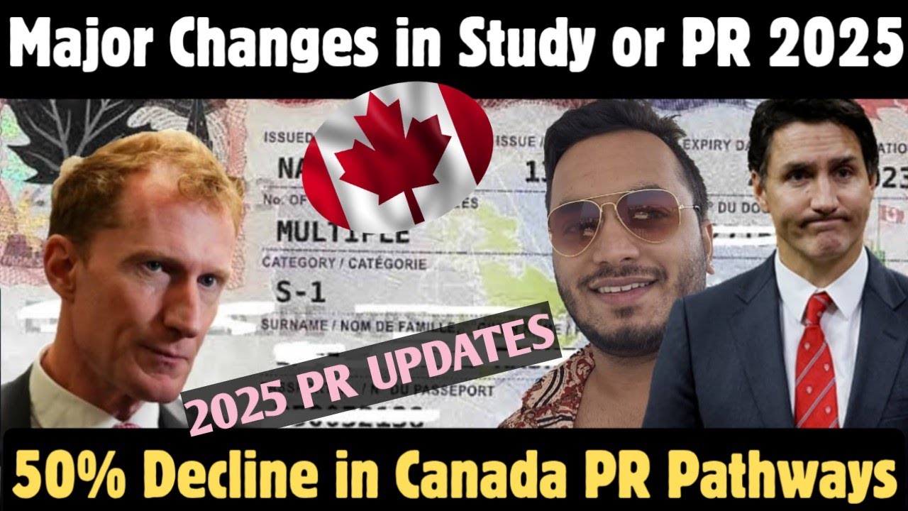 CANADA (2025)🇨🇦MAJOR UPDATES ON PR 🇨🇦 & STUDY VISA FOR 2025 #canada # ...
