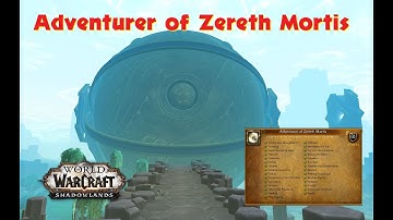Adventurer of Zereth Mortis Shadowlands WOW