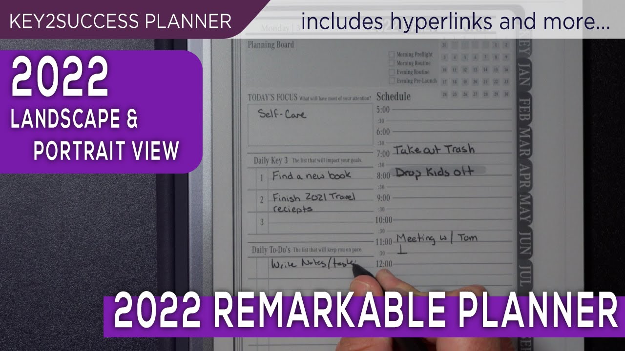 2022 ReMarkable Digital Planner