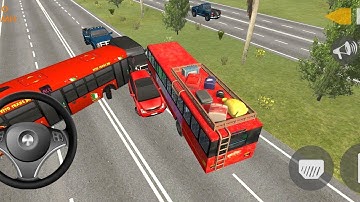Indian Sleeper Bus Simulator 3D Game - New Update2024 - Android Gameplay