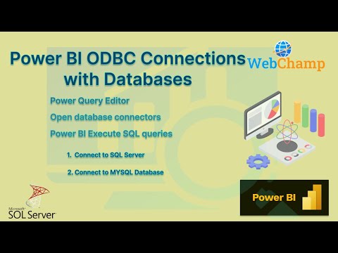 PBI 2.3: Power BI connects to Database using ODBC (Open Database Connection) || MYSQL || SQL Server