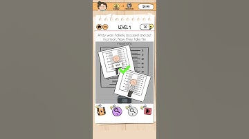 Brain Test 2 Tricky Stories PRISON ESCAPE level 1 Walkthrough #NovemacGaming #shorts