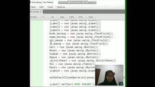 PEMBUATAN APLIKASI JAVA BLUE J DAN DATABASE STOK BARANG Tugas Pemrograman 3 Kelompok 1