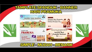 TUTORIAL Desain Spanduk / Banner HARI PRAMUKA - Coreldraw - #doubleyou22