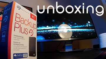 Seagate 4TB External Hard Drive Unboxing!