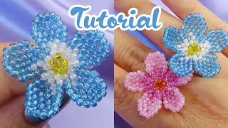 Famous 3D Flower Ring | Seed Beads Jewelry Tutorial Profile