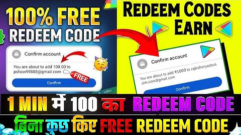 best google play redeem code earning app | FREE REDEEM CODES INSTANT 🤩 |